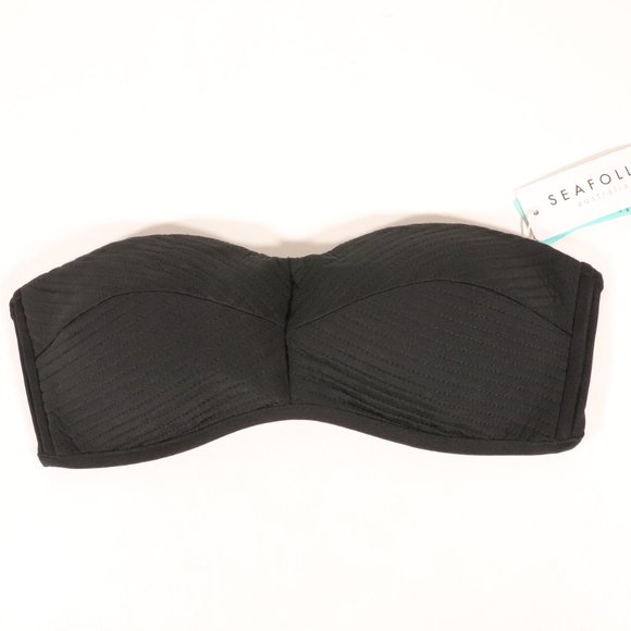 NWT Seafolly Quilted Bustier in Black - Picture 3 of 11